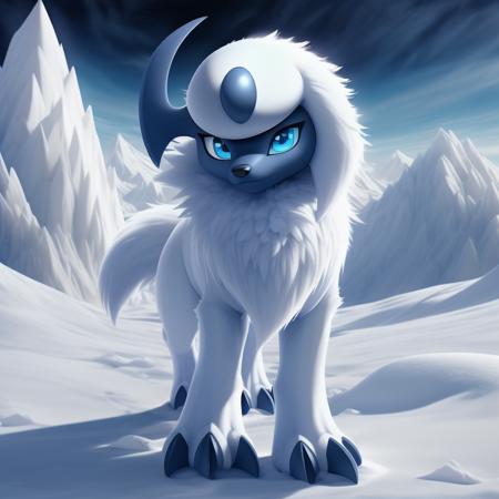 00089-234328115-absol, ,( full body_1.3),  , majestic look, (cold snow mountain_1.1), Salt Tech, , distant plan, (wolf physique_1.2), 4 paws, (c.png